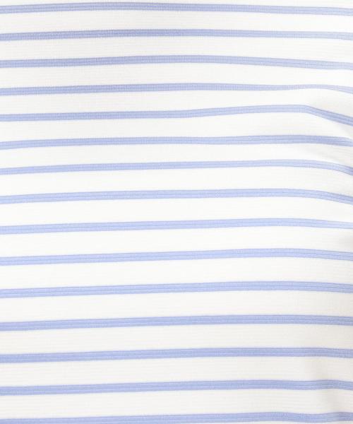 green label relaxing(グリーンレーベルリラクシング)の「KF リップルBOR スクエア/N POカットソー◆(Tシャツ/カットソー・レディース・オフホワイト/コバルトブルー/ネイビー・FREE)」の12枚目の写真
