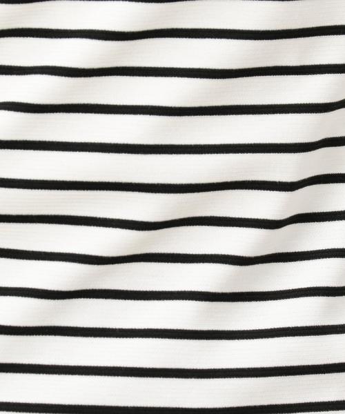 green label relaxing(グリーンレーベルリラクシング)の「KF リップルBOR スクエア/N POカットソー◆(Tシャツ/カットソー・レディース・オフホワイト/コバルトブルー/ネイビー・FREE)」の5枚目の写真