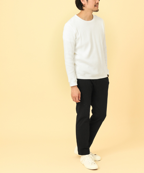 URBAN RESEARCH DOORS MENS（アーバンリサーチ ドアーズ メンズ）の「FORK＆SPOON Jersey Trousers（その他パンツ・メンズ・ブラック/グレー系その他・5/4）」の3枚目の写真