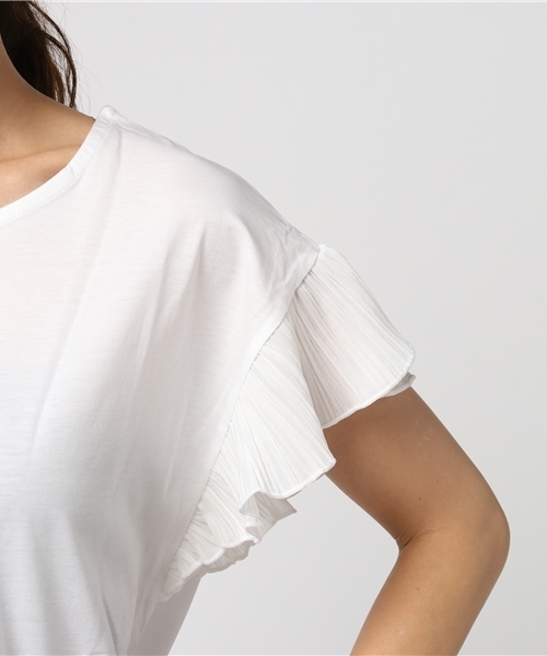 FREE'S MART(フリーズマート)の「【追加生産】袖プリーツカットソー(Tシャツ/カットソー・レディース・ブルー/ネイビー/ホワイト/ピンク・FREE)」の11枚目の写真