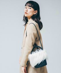 【LAUGOA】フェイクファーかごショルダー Moelleux 0174-30010