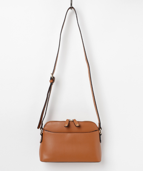 PLAIN CLOTHING（プレーンクロージング）の「ミニマムショルダーバッグ【PLAIN CLOTHING】（ショルダーバッグ・レディース・ネイビー/モカ/グレー/キャメル/ブラック/レッド・FREE）」の14枚目の写真