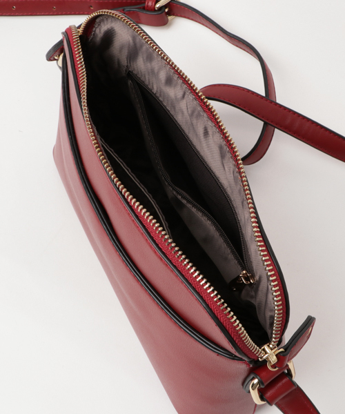 PLAIN CLOTHING（プレーンクロージング）の「ミニマムショルダーバッグ【PLAIN CLOTHING】（ショルダーバッグ・レディース・ネイビー/モカ/グレー/キャメル/ブラック/レッド・FREE）」の7枚目の写真