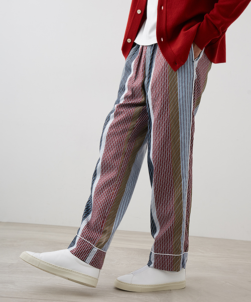 UNITED TOKYO（ユナイテッドトウキョウ）の「ストライプパジャマパンツ（その他パンツ・メンズ・ネイビー/オフホワイト・1/2/3）」の14枚目の写真