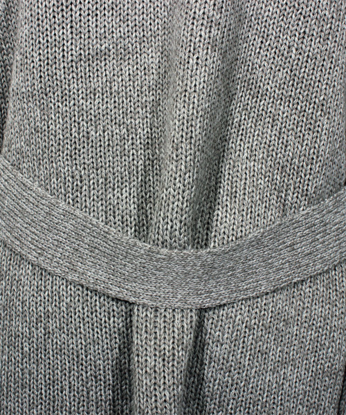 ８(eight)（エイト）の「ダメージ ニット ガウン コーディガン（カーディガン/ボレロ・メンズ・ブラック/グレー/カーキ・LARGE/MEDIUM/X-LARGE）」の19枚目の写真