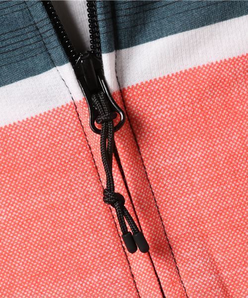 rip curl(リップカール)の「【RIP CURL リップカール】ボーダーフルジップパーカ(パーカー・メンズ・コーラル/グレー・LARGE/MEDIUM)」の9枚目の写真