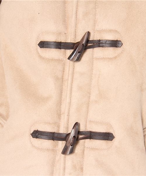 CIAOPANIC（チャオパニック）の「【Ｃｉａｏｐａｎｉｃ】フェイクムートンダッフルコート（ダッフルコート・レディース・キャメル/ベージュ・FREE）」の8枚目の写真