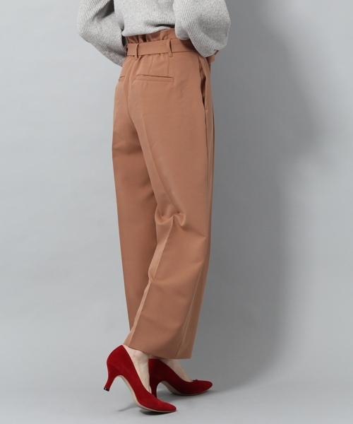 Andemiu（アンデミュウ）の「リボンツキワイドパンツ779254（その他パンツ・レディース・ブラック/キャメル・MEDIUM/SMALL）」の11枚目の写真