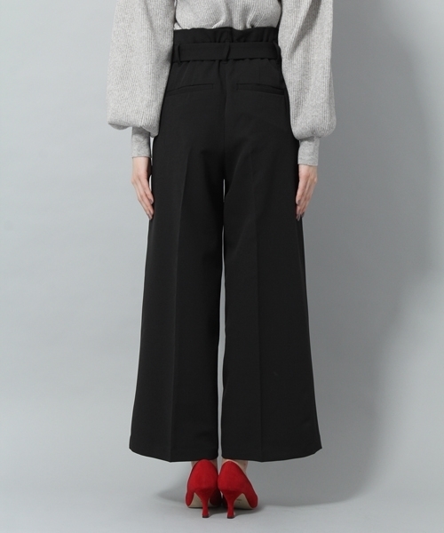 Andemiu（アンデミュウ）の「リボンツキワイドパンツ779254（その他パンツ・レディース・ブラック/キャメル・MEDIUM/SMALL）」の10枚目の写真