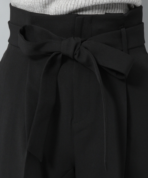 Andemiu（アンデミュウ）の「リボンツキワイドパンツ779254（その他パンツ・レディース・ブラック/キャメル・MEDIUM/SMALL）」の13枚目の写真