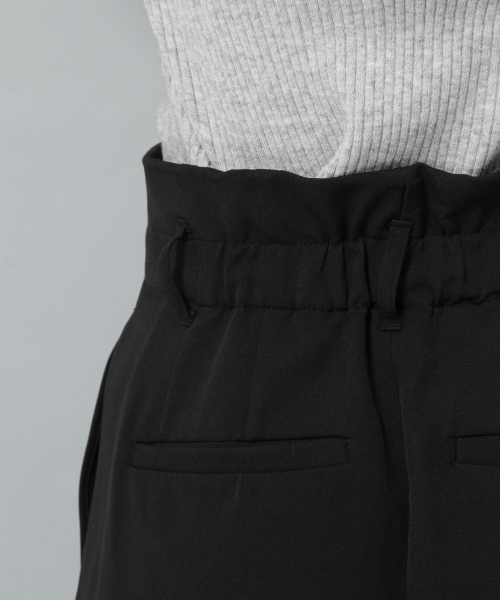 Andemiu（アンデミュウ）の「リボンツキワイドパンツ779254（その他パンツ・レディース・ブラック/キャメル・MEDIUM/SMALL）」の12枚目の写真