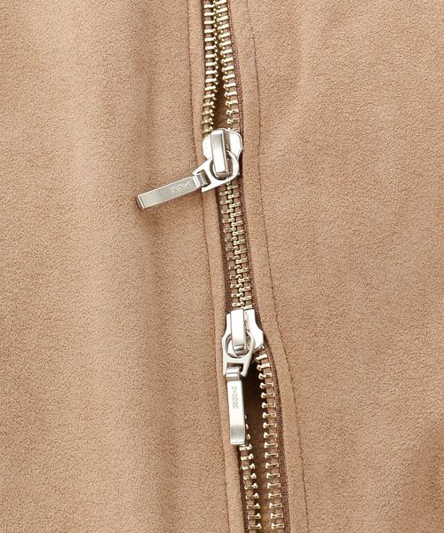 SHIPS(シップス)の「SC: ultrasuede(R) ライト ライダース ブルゾン(ブルゾン・メンズ・ベージュ/ネイビー・SMALL/MEDIUM/LARGE/X-LARGE)」の9枚目の写真