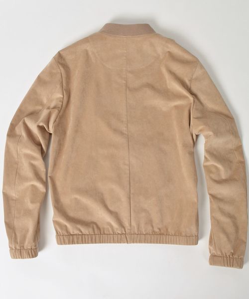 SHIPS(シップス)の「SC: ultrasuede(R) ライト ライダース ブルゾン(ブルゾン・メンズ・ベージュ/ネイビー・SMALL/MEDIUM/LARGE/X-LARGE)」の5枚目の写真