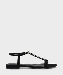 パールエンベリッシュサンダル / PEARL EMBELLISHED SANDALS