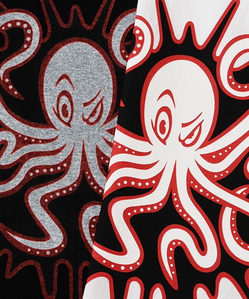 ROMPUS（ロンパース）の「ROMPUSのOCTOPUS TEEのロンT（Tシャツ/カットソー・レディース・ホワイト/ブラック・2/3/4）」の12枚目の写真