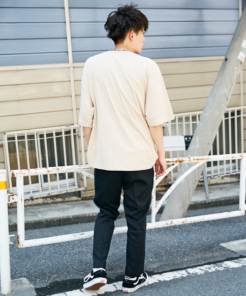 kutir（クティール）の「color bloking TEE / 配色ビッグTシャツ　ハーフスリーブ（Tシャツ/カットソー・メンズ・ホワイト/ブラック/ブラウン・MEDIUM/LARGE）」の22枚目の写真