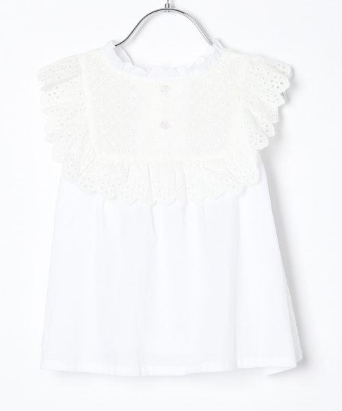 GLOBAL WORK（グローバルワーク）の「【キッズ】フリルネックブラウス/799794（シャツ/ブラウス・キッズ・ブラック/レッド/ホワイト・X-LARGE/LARGE/XX-LARGE/MEDIUM/SMALL）」の5枚目の写真