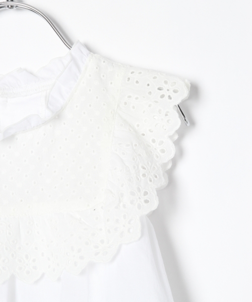 GLOBAL WORK（グローバルワーク）の「【キッズ】フリルネックブラウス/799794（シャツ/ブラウス・キッズ・ブラック/レッド/ホワイト・X-LARGE/LARGE/XX-LARGE/MEDIUM/SMALL）」の7枚目の写真