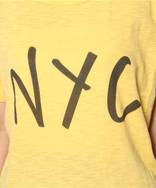 Kastane（カスタネ）の「【Kastane】BACKねじれNYCT（Tシャツ/カットソー・レディース・オフホワイト/イエロー・FREE）」の10枚目の写真