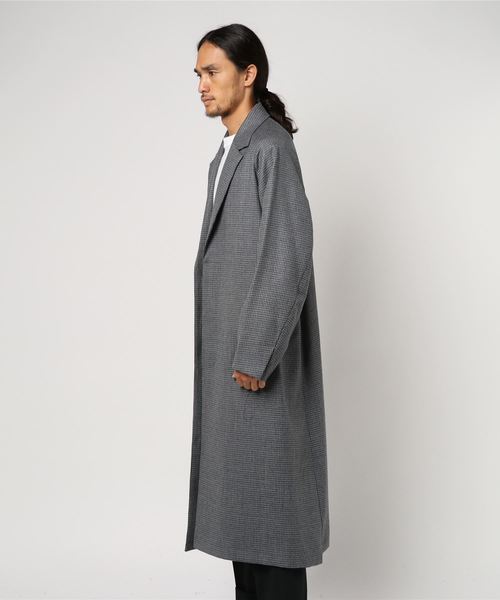ミハラヤスヒロ　ベージュ ピーコート　チェスターコート Maison MIHARA YASUHIRO - PVC Motorcycle Coat | fakejam