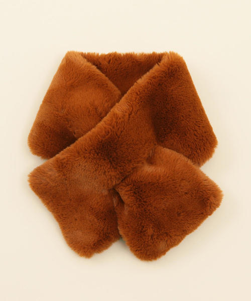 BEAUTY&YOUTH UNITED ARROWS（ビューティーアンドユースユナイテッドアローズ）の「BY∴ フェイクファーマフラー ◆（ストール/ショール・レディース・グレー/ブラウン/オフホワイト/オリーブ・FREE）」の6枚目の写真