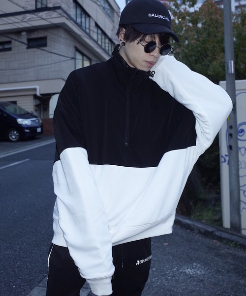 AFYF(エーエフワイエフ)の「AFYF 2018 POLY OVERSIZE ハーフZIP(その他アウター・メンズ・ホワイト×ブラック/ブラック×ホワイト・FREE)」の16枚目の写真