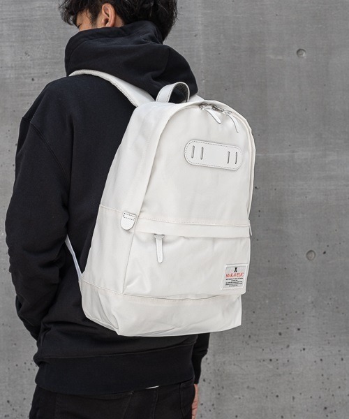 MAKAVELIC(マキャベリック)の「【62】【it】【MAKAVELIC】 TRUCS STANDARD DAYPACK(バックパック/リュック・レディース・ホワイト/ブラック・FREE)」の4枚目の写真