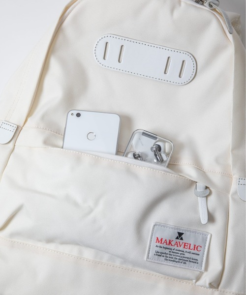 MAKAVELIC(マキャベリック)の「【62】【it】【MAKAVELIC】 TRUCS STANDARD DAYPACK(バックパック/リュック・レディース・ホワイト/ブラック・FREE)」の12枚目の写真