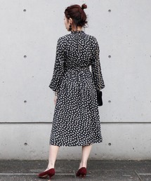 美品！martiniqueマルティニーク フラワープリントロングドレスワンピース 美品！martiniqueマルティニーク フラワープリントロングドレス