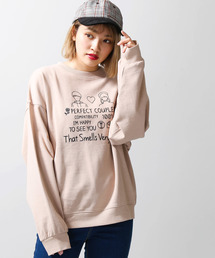 WEGO | WEGO/メッセージロゴプリントプルオーバー(スウェット)