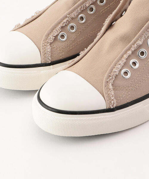 coen(コーエン)の「キャンバススリッポンスニーカー(メンズ)(スニーカー・メンズ・ブラック/ベージュ/ホワイト・SMALL/MEDIUM/LARGE)」の6枚目の写真