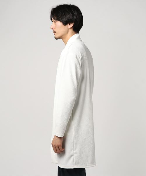 おしゃれスタ(オシャレスタ)の「ふくれジャカードショールガウン(SS)(その他アウター・メンズ・ホワイト/ブラック/ネイビー・M/L)」の15枚目の写真