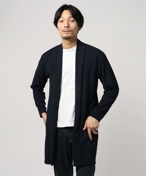 おしゃれスタ(オシャレスタ)の「ふくれジャカードショールガウン(SS)(その他アウター・メンズ・ホワイト/ブラック/ネイビー・M/L)」の13枚目の写真