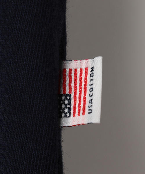 coen（コーエン）の「USAコットンクルーネックTシャツ（Tシャツ/カットソー・メンズ・ホワイト/ネイビー・X-LARGE/LARGE/SMALL/MEDIUM）」の7枚目の写真