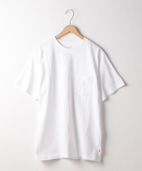 coen（コーエン）の「USAコットンクルーネックTシャツ（Tシャツ/カットソー・メンズ・ホワイト/ネイビー・X-LARGE/LARGE/SMALL/MEDIUM）」の11枚目の写真