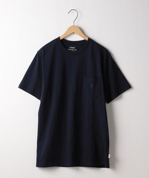 coen（コーエン）の「USAコットンクルーネックTシャツ（Tシャツ/カットソー・メンズ・ホワイト/ネイビー・X-LARGE/LARGE/SMALL/MEDIUM）」の12枚目の写真