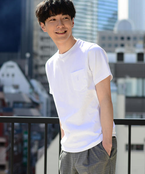 coen（コーエン）の「USAコットンクルーネックTシャツ（Tシャツ/カットソー・メンズ・ホワイト/ネイビー・X-LARGE/LARGE/SMALL/MEDIUM）」の13枚目の写真