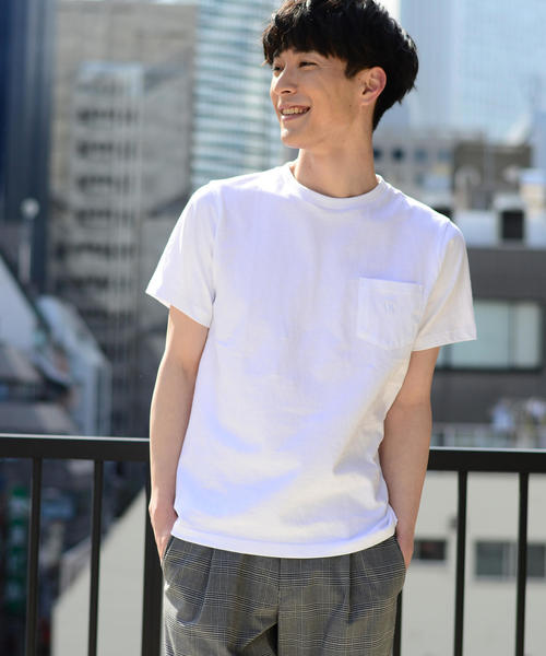 coen（コーエン）の「USAコットンクルーネックTシャツ（Tシャツ/カットソー・メンズ・ホワイト/ネイビー・X-LARGE/LARGE/SMALL/MEDIUM）」の17枚目の写真