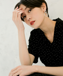 LOWRYS FARM | ヒネリ２レンリングピアス　834185(ピアス（両耳用）)