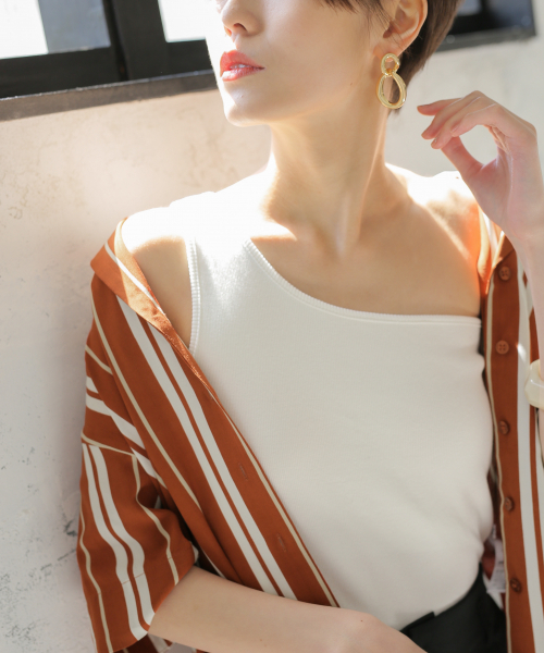 LOWRYS FARM(ローリーズファーム)の「ヒネリ2レンリングピアス 834185(ピアス(両耳用)・レディース・ブラウン系その他/シルバー/ゴールド/クリア・FREE)」の11枚目の写真