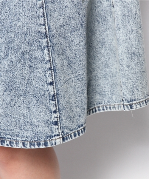 WEGO（ウィゴー）の「WEGO/デニムミドルフレアスカート（デニムスカート・レディース・インディゴブルー/ダークインディゴブルー/ライトインディゴブルー・FREE）」の9枚目の写真