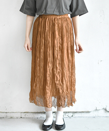 PairPair | ワッシャー加工シアーフレアスカート(スカート)