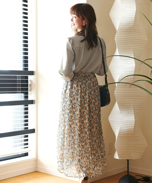 極美品♡　LOUNIE　洗える　2WAY　長袖　ボウタイ　リボン　ブラウス ボウタイブラウス《長袖》《ウォッシャブル》 (WBL23134-22) | ANCHOR