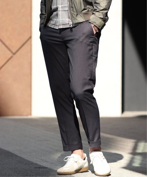 EDIFICE(エディフィス)の「TRギャバ イージーテーパー パンツ(その他パンツ・メンズ・チャコールグレー/ブラック/ネイビー/ブラウン・LARGE/MEDIUM/SMALL)」の3枚目の写真