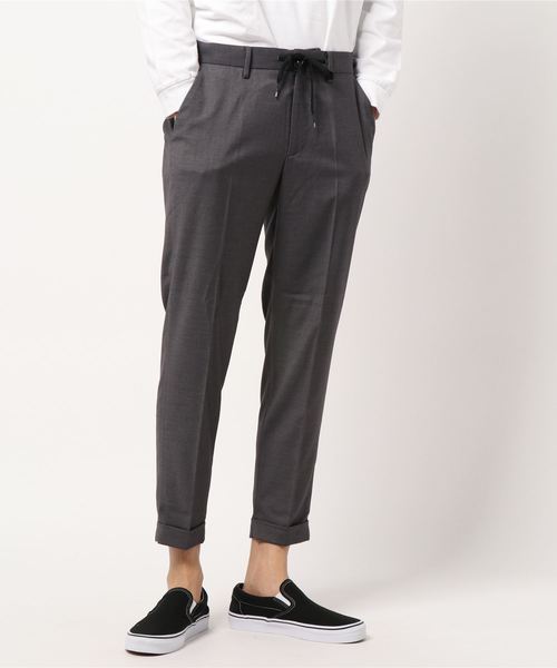 EDIFICE(エディフィス)の「TRギャバ イージーテーパー パンツ(その他パンツ・メンズ・チャコールグレー/ブラック/ネイビー/ブラウン・LARGE/MEDIUM/SMALL)」の6枚目の写真