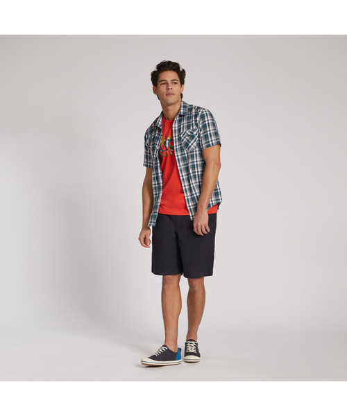 AIGLE（エーグル）の「ガーネル（シャツ/ブラウス・メンズ・オレンジ/インディゴブルー・MEDIUM/LARGE/X-LARGE）」の3枚目の写真