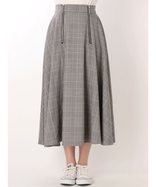 jouetie(ジュエティ)の「ダブルジップフレアスカート(スカート・レディース・ブラック/ベージュ/グレー/ブルー・MEDIUM)」の22枚目の写真