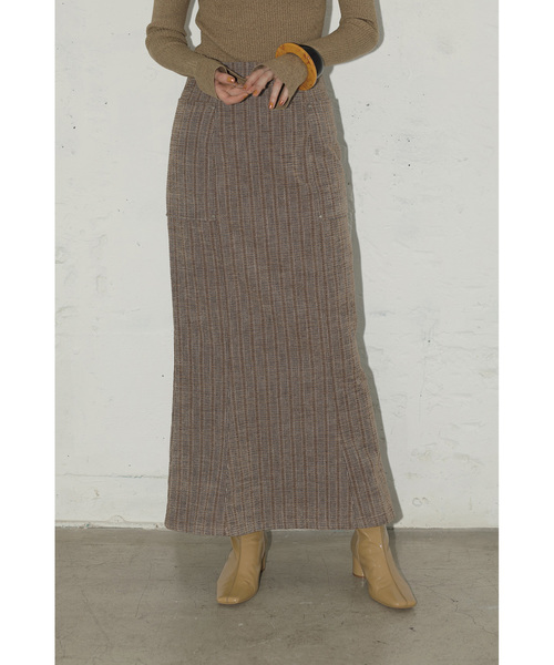 TODAYFUL(トゥデイフル)の「フレアカフリブニット(ニット/セーター・レディース・オフホワイト/ブラック/ブラウン/マスタード・FREE)」の8枚目の写真