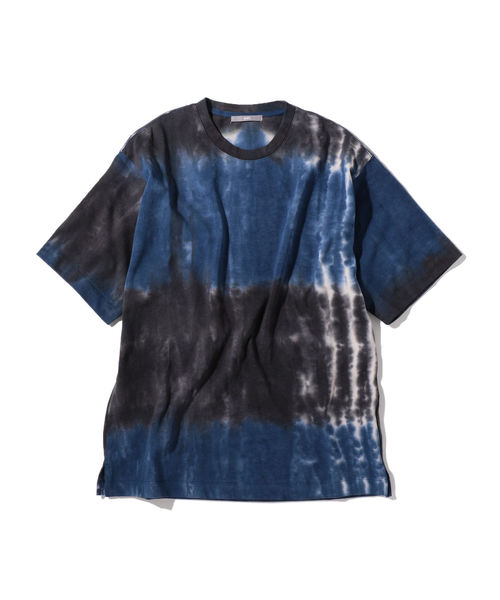 SHIPS(シップス)の「SU: タイダイ リラックス Tシャツ(Tシャツ/カットソー・メンズ・ブラック/ネイビー/ライトグリーン/ラベンダー・SMALL/MEDIUM/LARGE)」の3枚目の写真