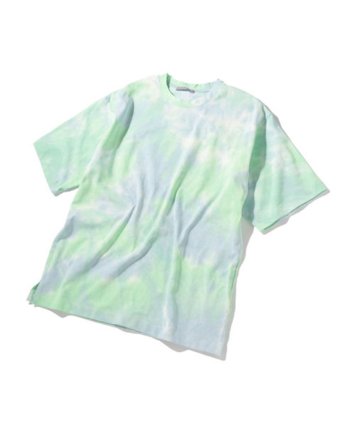 SHIPS(シップス)の「SU: タイダイ リラックス Tシャツ(Tシャツ/カットソー・メンズ・ブラック/ネイビー/ライトグリーン/ラベンダー・SMALL/MEDIUM/LARGE)」の14枚目の写真